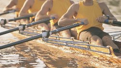 Rowing Team Practice